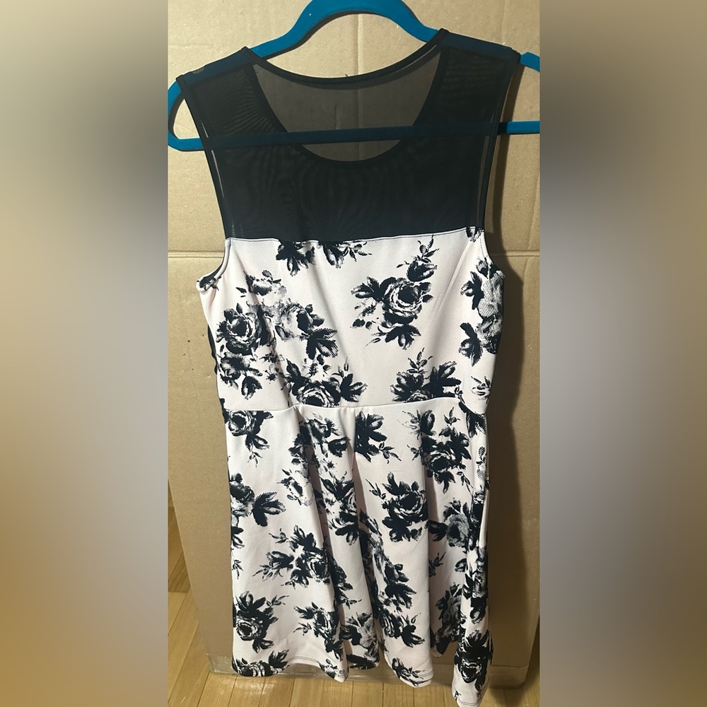 Trixxi Black Sheer Layering Top